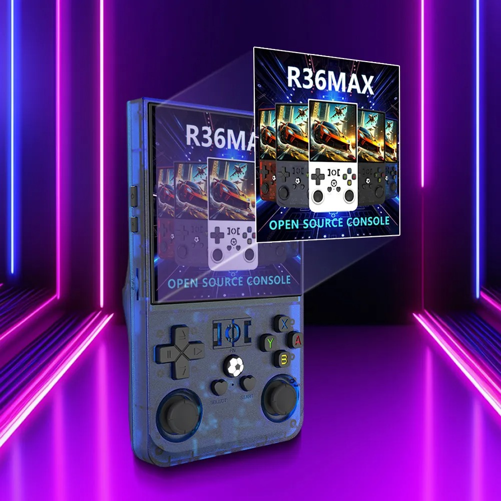 R36MAX Retro Handheld Game Console